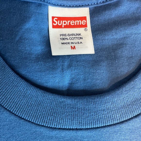 Supreme Classic Blue Short Sleeve Tee - Picture 2 of 2